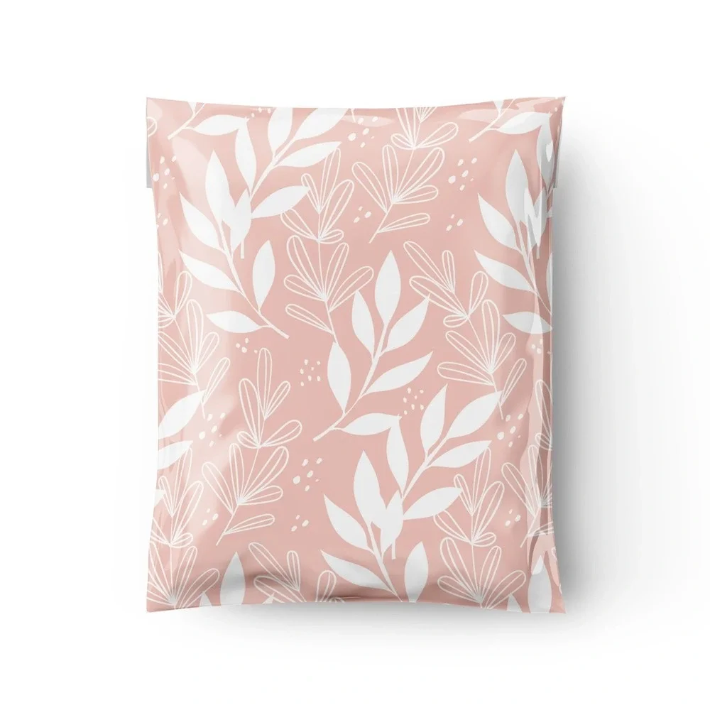Pink Floral Poly Mailers 10x13 Inch 100 Pack Shipping Supplies Fries Before Guys